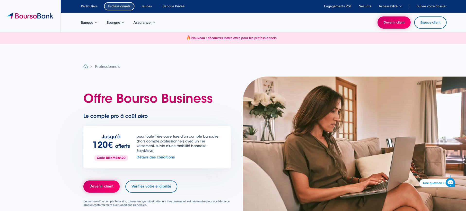 Boursobank pro