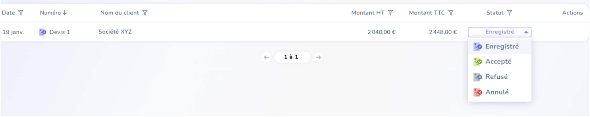 Suivi des devis et factures facile avec Tiime
