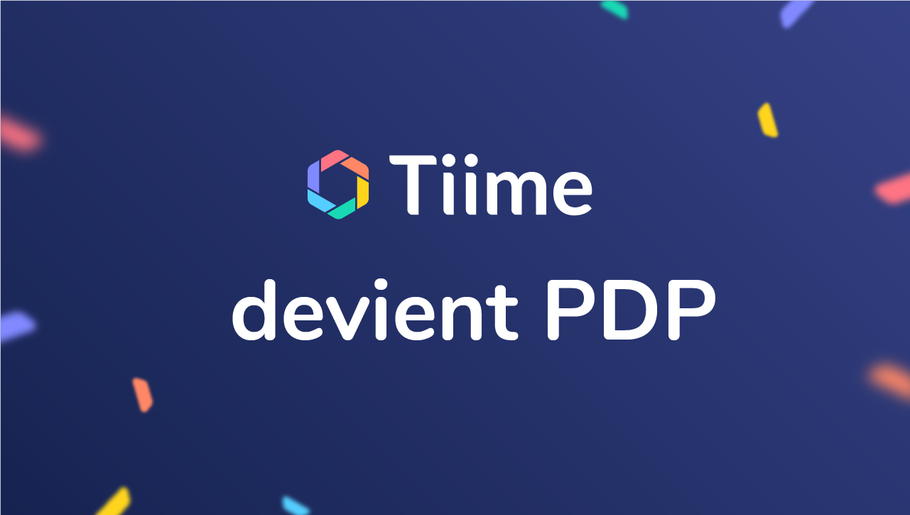 Tiime fait le choix de devenir PDP